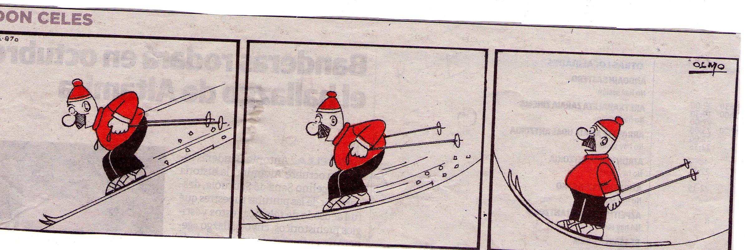 Don Celes esquiador